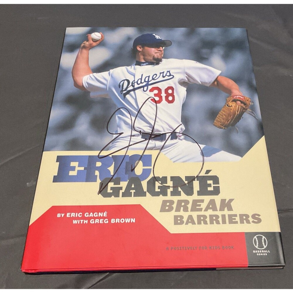 Dodgers Eric Gagné Break Barriers Book Signed By Eric Gagné